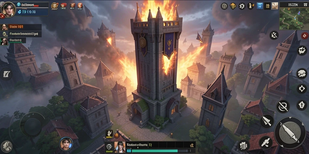 Tampilan gameplay menara pertahanan yang mendebarkan dari 33ZK.