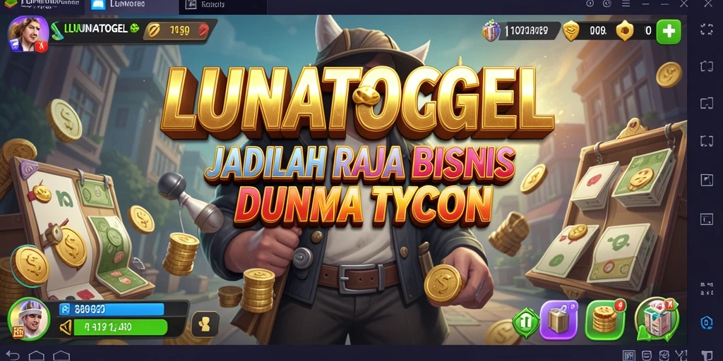 Tampilan menarik dari gameplay LUNATOGEL yang menantang.