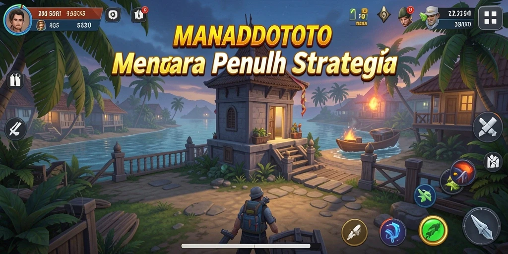 Tangkapan layar MANADOTOTO menampilkan aksi mendebarkan dalam permainan Tower Defense.