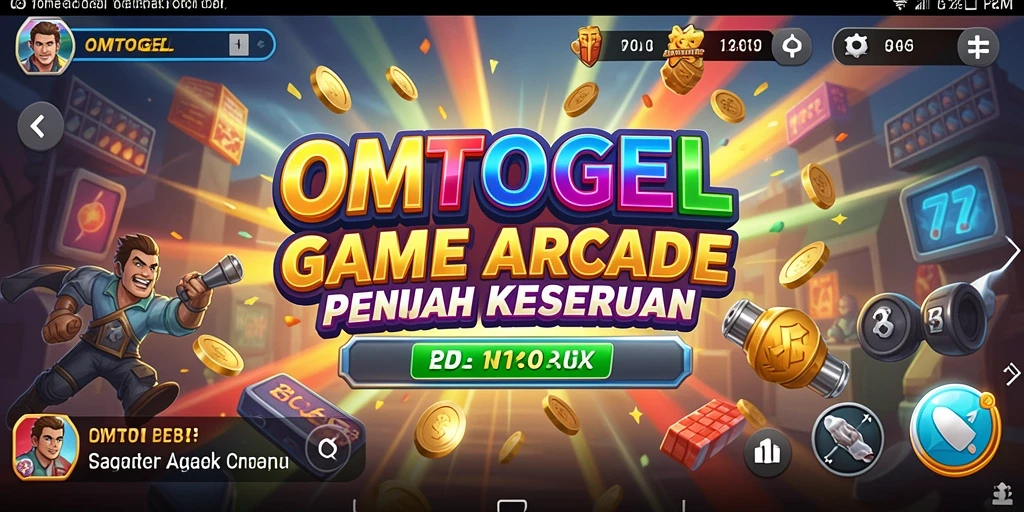 Tampilan permainan menarik dari OMTOGEL dengan aksi cepat dan penuh warna.