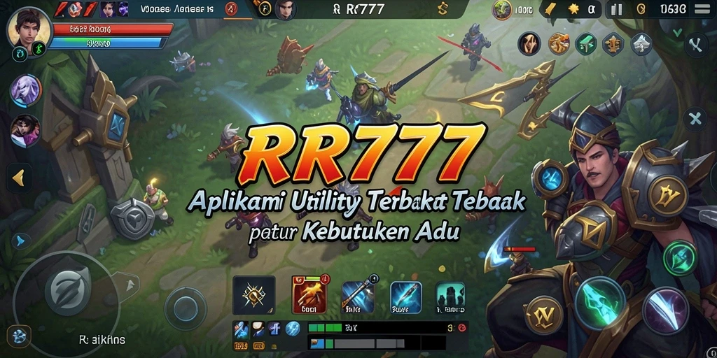 Screenshot utama RR777 menampilkan antarmuka aplikasi Utility yang intuitif.