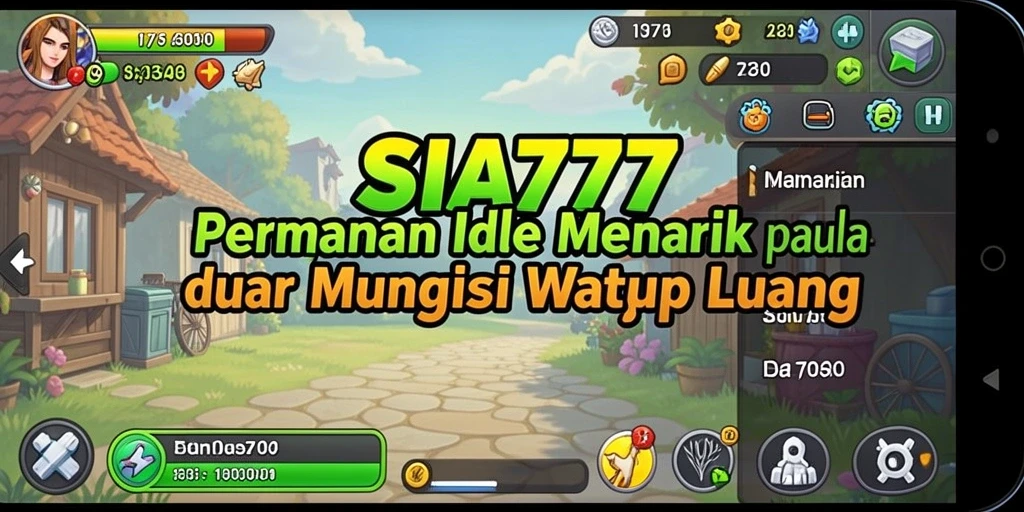 Tampilan gameplay SIA777 yang seru dengan karakter menarik.