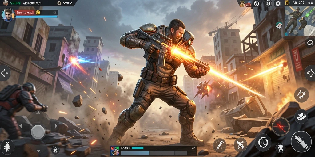 Tangkapan layar gameplay yang mendebarkan dalam SVIP2.